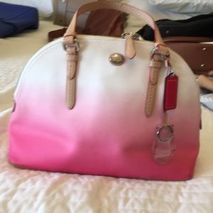 Coach ombré satchel